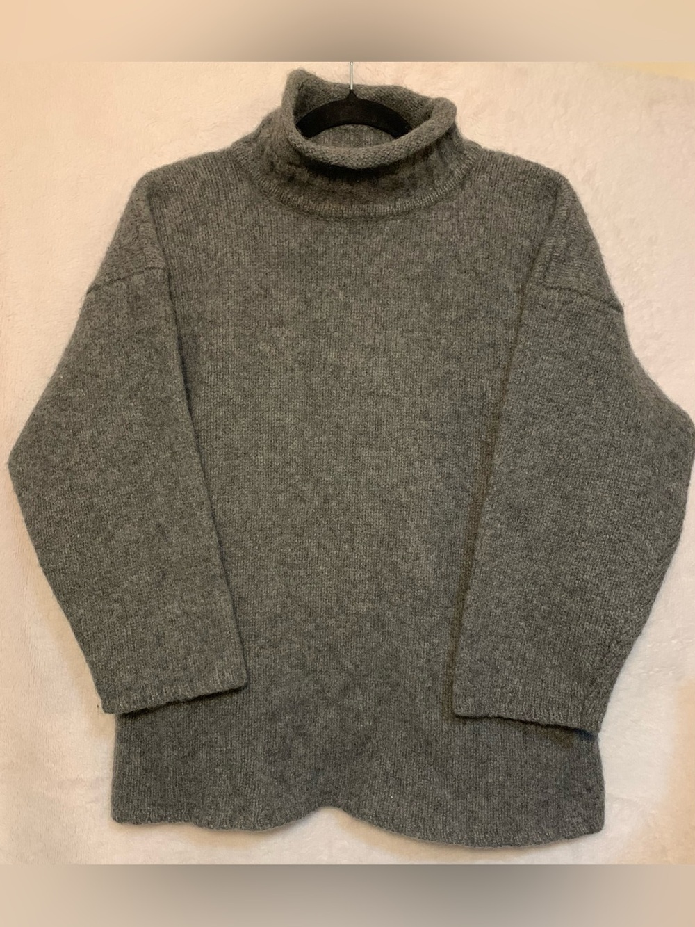 Moda International Gray Turtleneck Sweater